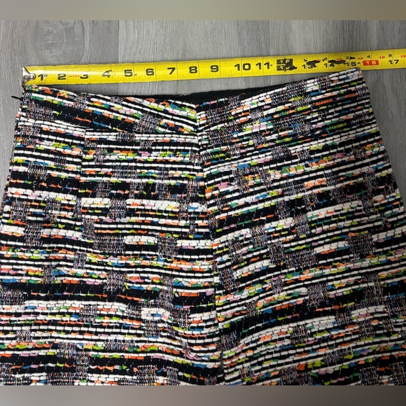 Ann Taylor Multicolor Tweed Fringe Raw Hem Skirt Women’s Size 6 Petite - Picture 11 of 12